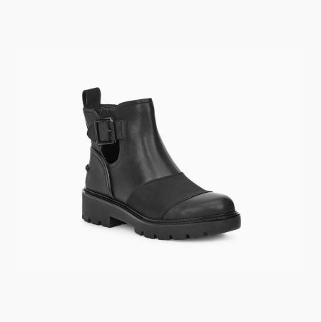 UGG Stockton Black Boots for Women (ZTLP84527)